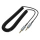 Аудiокабель HOCO UPA31 Cindy spring audio cable AUX Black (6942007631235)
