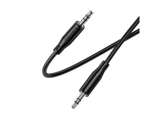 Аудіокабель BOROFONE BL26 Standard AUX audio cable 1m Black (6941991122170)