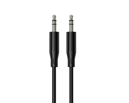 Аудіокабель BOROFONE BL26 Standard AUX audio cable 1m Black (6941991122170)