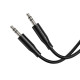 Аудіокабель BOROFONE BL26 Standard AUX audio cable 1m Black (6941991122170)