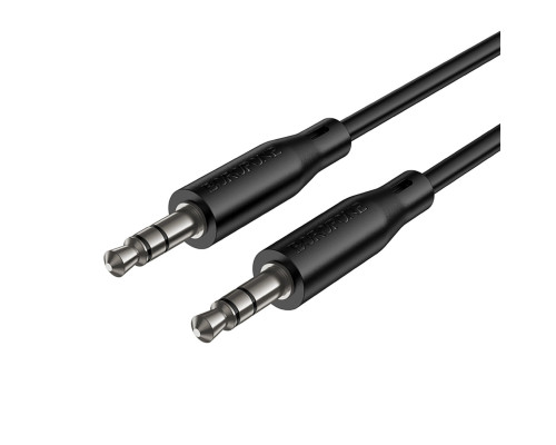 Аудіокабель BOROFONE BL26 Standard AUX audio cable 1m Black (6941991122170)