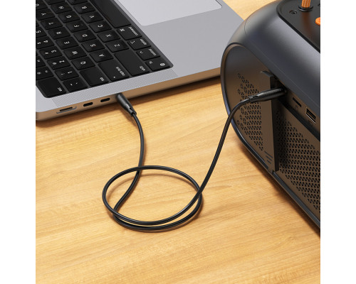 Аудіокабель BOROFONE BL26 Standard AUX audio cable 1m Black (6941991122170)