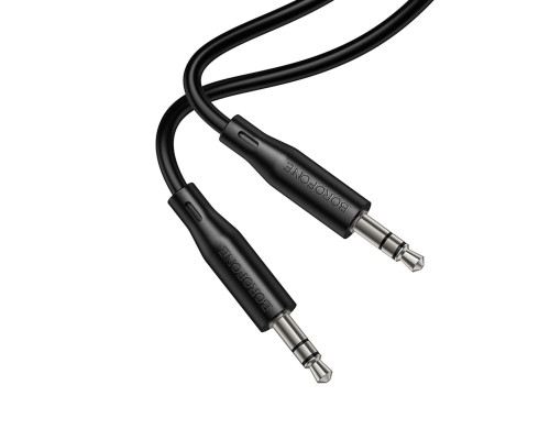 Аудіокабель BOROFONE BL26 Standard AUX audio cable 1m Black (6941991122170)