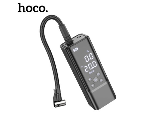 Автомобільний насос Hoco ZP7 Maddy (5000 mAh) Black mag-6942007614511142601