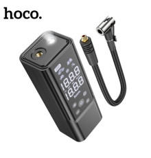 Автомобільний насос Hoco ZP7 Maddy (5000 mAh) Black mag-6942007614511142601