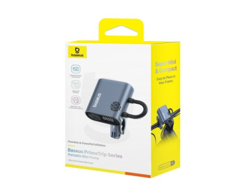 Вело/мото компрессор Baseus PrimeTrip Series Portable Bike Pump Black C11169000121-00 mag-6932172665890135330
