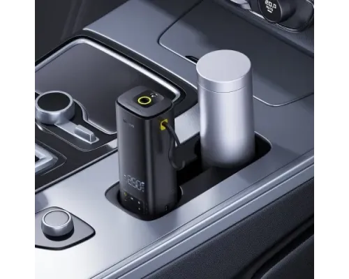 Автокомпресор Baseus SuperMini Mega Series Double Cylinder Air Inflator Black C11123202111-00 mag-6932172657130144764