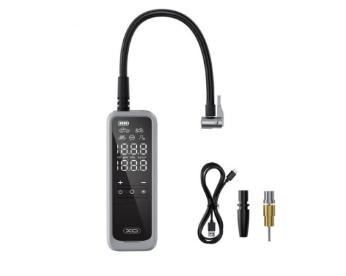 Автокомпресор XO CZ018 Intelligent Portable 5000mAh Wireless Inflation Pump 22 Cylinder Block Чорний mag-6920680858163140402