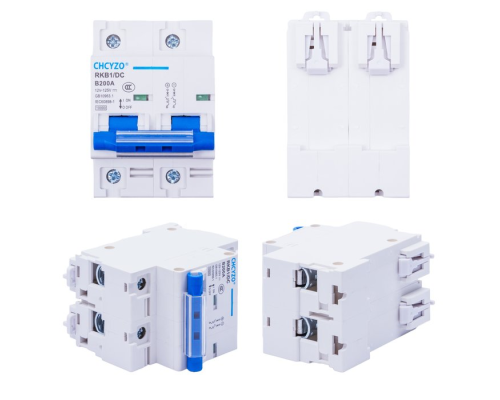 Автоматичний вимикач постійного струму CHCYZO RKB1 DC B200A, 2P, 12-125V, 200A PLS-00-00135837