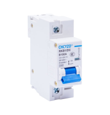 Автоматичний вимикач постійного струму CHCYZO RKB1 DC B100A, 1P, 12-125V, 100A PLS-00-00135801