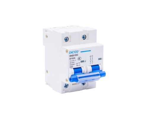 Автоматичний вимикач постійного струму CHCYZO RKB1 DC B100A, 2P, 12-125V, 100A PLS-00-00135802