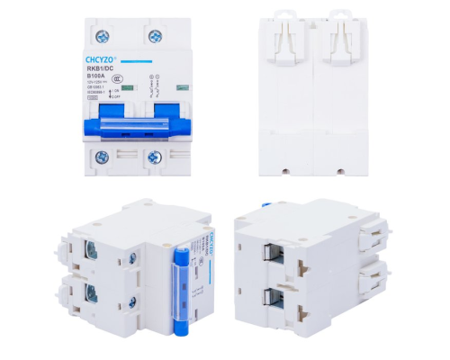 Автоматичний вимикач постійного струму CHCYZO RKB1 DC B100A, 2P, 12-125V, 100A PLS-00-00135802