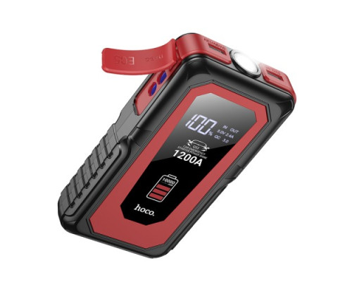 УМБ - пусковий пристрій (бустер) Hoco QS3 Victory car emergency starter 10000mAh Black mag-6942007635530137570