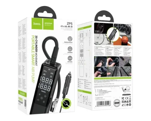 Автомобільний Насос ZP5 May smart air pump black mag-6931474795526145078