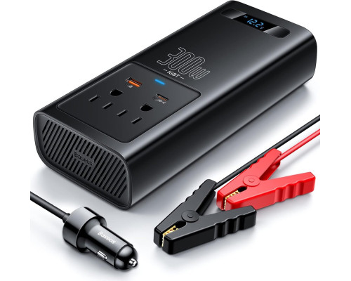 Автомобільний інвертор Baseus IGBT Power Inverter 300W (110V US/JP ) Black (CGNB010001)