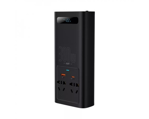 Автомобільний інвертор Baseus IGBT Power Inverter 300W (220V CN/EU ) Black (CGNB010101)