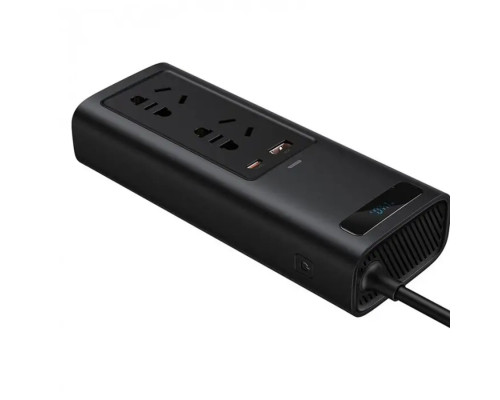 Автомобільний інвертор Baseus In-car Inverter 150W (220V CN/EU) Black (CRNBQ-A01)