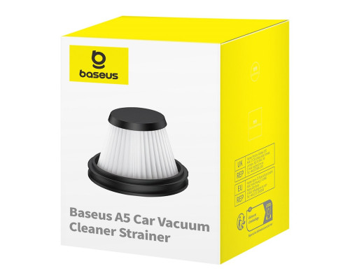 Фільтр для автомобільного пилососу Baseus A5 Car Vacuum Cleaner (16000pa) Filter (1PCS) Cluster Black (C30459500111-01)