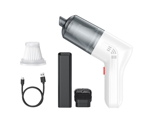 Автомобільний пилосос BOROFONE FC4 Diamond brushless portable car vacuum cleaner White (6941991119101)