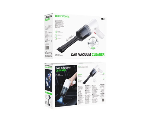 Автомобільний пилосос BOROFONE FC4 Diamond brushless portable car vacuum cleaner White (6941991119101)