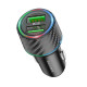 Автомобільний зарядний пристрій BOROFONE BZ21A Brilliant 36W dual port QC3.0 car charger Black