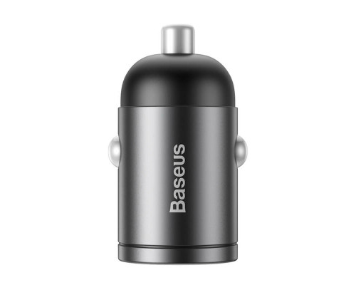 Автомобільний зарядний пристрій Baseus Tiny Star Mini Quick Charge Car Charger USB Port 30W Gray