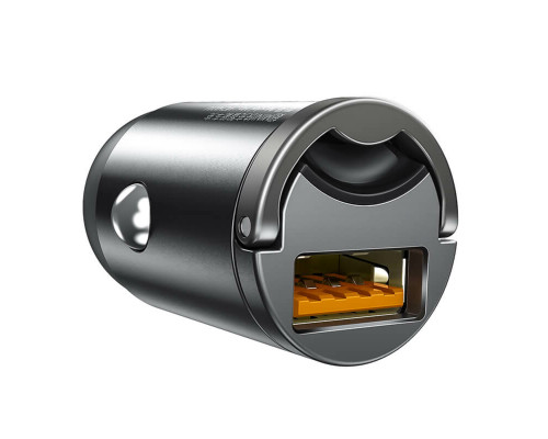 Автомобільний зарядний пристрій Baseus Tiny Star Mini Quick Charge Car Charger USB Port 30W Gray