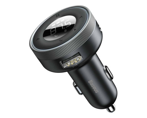 АЗП з FM-модулятор Baseus Enjoy Car Wireless MP3 Charger (Wireless 5.0+5V/3.4A) Black