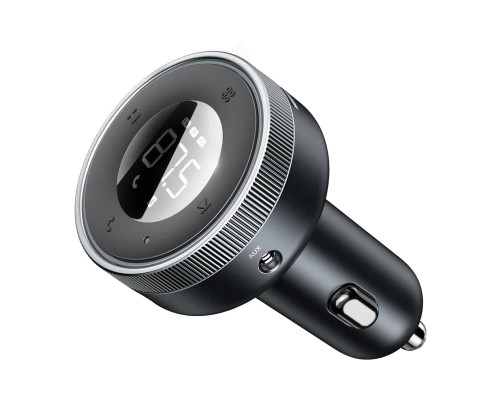 АЗП з FM-модулятор Baseus Enjoy Car Wireless MP3 Charger (Wireless 5.0+5V/3.4A) Black