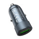 Автомобільний зарядний пристрій HOCO Z32 Speed Up single port QC3.0 car charger 18W Metal Gray