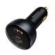 АЗП Baseus Qualcomm Quick Charge 5 Technology Multi-Port Fast Charge Car Charger C+C+U 160W set Gray