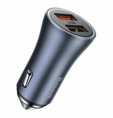 АЗП Baseus Golden Contactor Pro Dual Quick Charger Car Charger U+U 40W