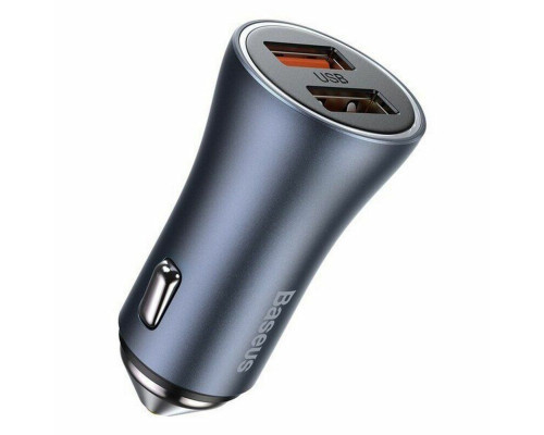 АЗП Baseus Golden Contactor Pro Dual Quick Charger Car Charger U+U 40W