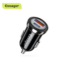 Автомобільний зарядний пристрій Essager Sunset Type-C to Lightning 20W USB Charging Cable black (ECC2Q-WL0A)