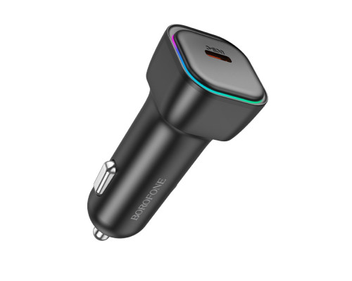 Автомобільний зарядний пристрій BOROFONE BZ28 Trophie single port PD30W car charger Black