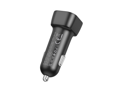 Автомобільний зарядний пристрій BOROFONE BZ28 Trophie single port PD30W car charger Black