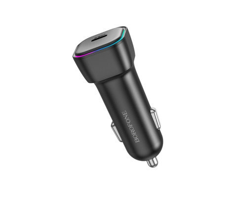 Автомобільний зарядний пристрій BOROFONE BZ28 Trophie single port PD30W car charger Black