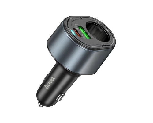 Автомобільний зарядний пристрій HOCO Z56 Friend PD35W+QC3.0 cigarette lighter car charger Black (6942007633031)
