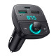 АЗП з FM-модулятором UGREEN CD229 FM&Bluetooth Transmitter&Car Charger + TF Slot Black (UGR-80910)
