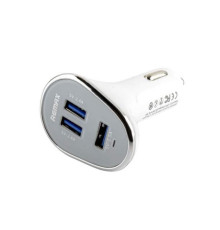 Автомобільний зарядний пристрій REMAX Car Charger RCC302 White