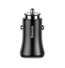 Автомобільний зарядний пристрій Baseus Gentleman 4.8A Dual-USB Black