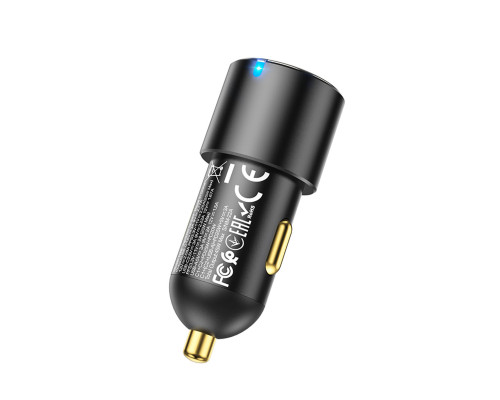 Автомобільний зарядний пристрій HOCO NZ6 PD45W 3-port(2C1A) car charger Black