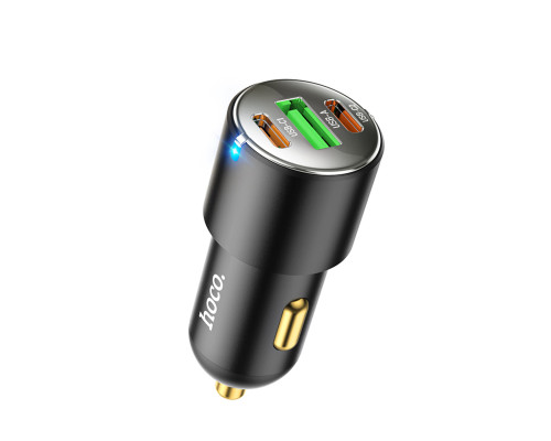 Автомобільний зарядний пристрій HOCO NZ6 PD45W 3-port(2C1A) car charger Black