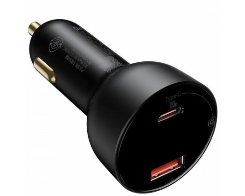 АЗП Baseus Superme Digital Display PPS Dual Quick Charger Car Charger 100 W Black