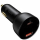 АЗП Baseus Superme Digital Display PPS Dual Quick Charger Car Charger 100 W Black