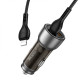 Автомобільний зарядний пристрій HOCO NZ8 Sprinter 43W dual port PD25W+QC3.0 car charger set(C to iP) Brown