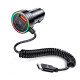 АЗП Usams US-CC167 C33 60W Car Charger With Spring Cable Black