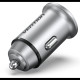 Автомобільний зарядний пристрій Vention Two-Port USB A+C(18/20) Car Charger Gray Mini Style Aluminium Alloy Type (FFBH0)