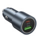 Автомобільний зарядний пристрій HOCO Z60 Bloom 48W dual-port PD30W+QC3.0 multi-protocol car charger Metal Gray (6942007642095)
