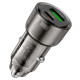 Автомобільний зарядний пристрій HOCO Z52 Spacious PD38W (1C1A) car charger Transparent Black (6942007601740)